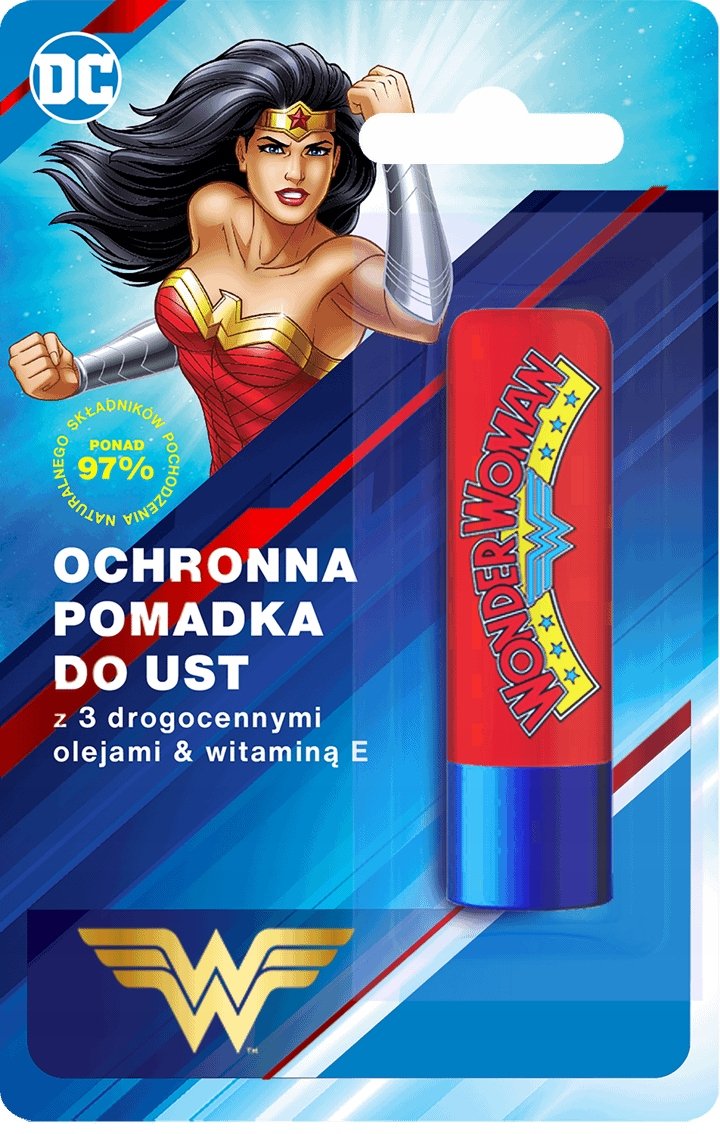 Защитная губная помада Wonder Woman с витамином E 3,8 г Inna marka
Защитная губная помада Wonder Woman с витамином E 3,8 г Inna marka