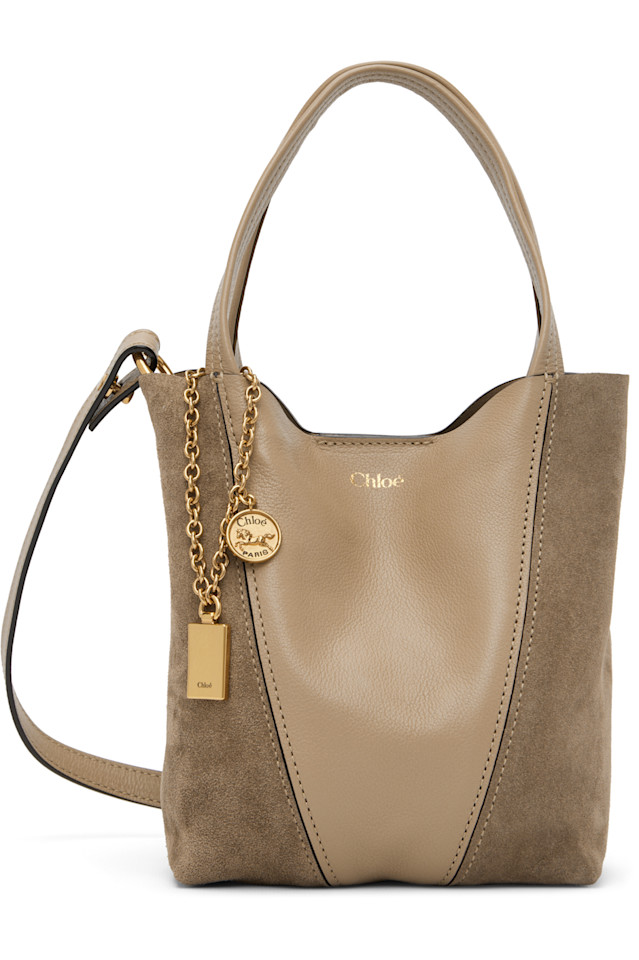 Chloé Маленькая бежевая сумка-тоут "Chloé Spin"
Chloé Маленькая бежевая сумка-тоут "Chloé Spin"