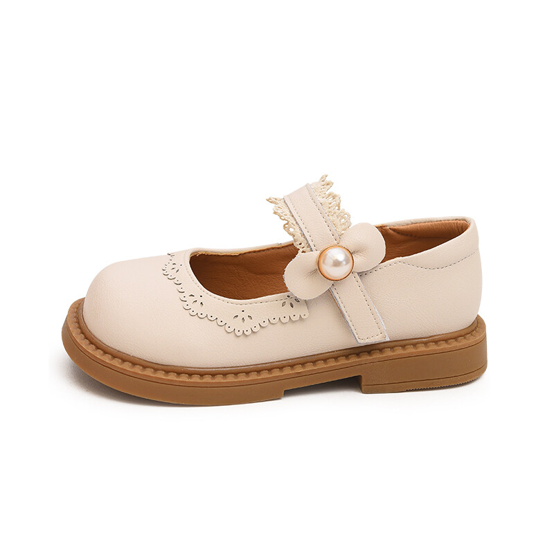 Детские кожаные туфли Детские низкие Budding, бежевый 
Детские кожаные туфли Детские низкие Budding, бежевый