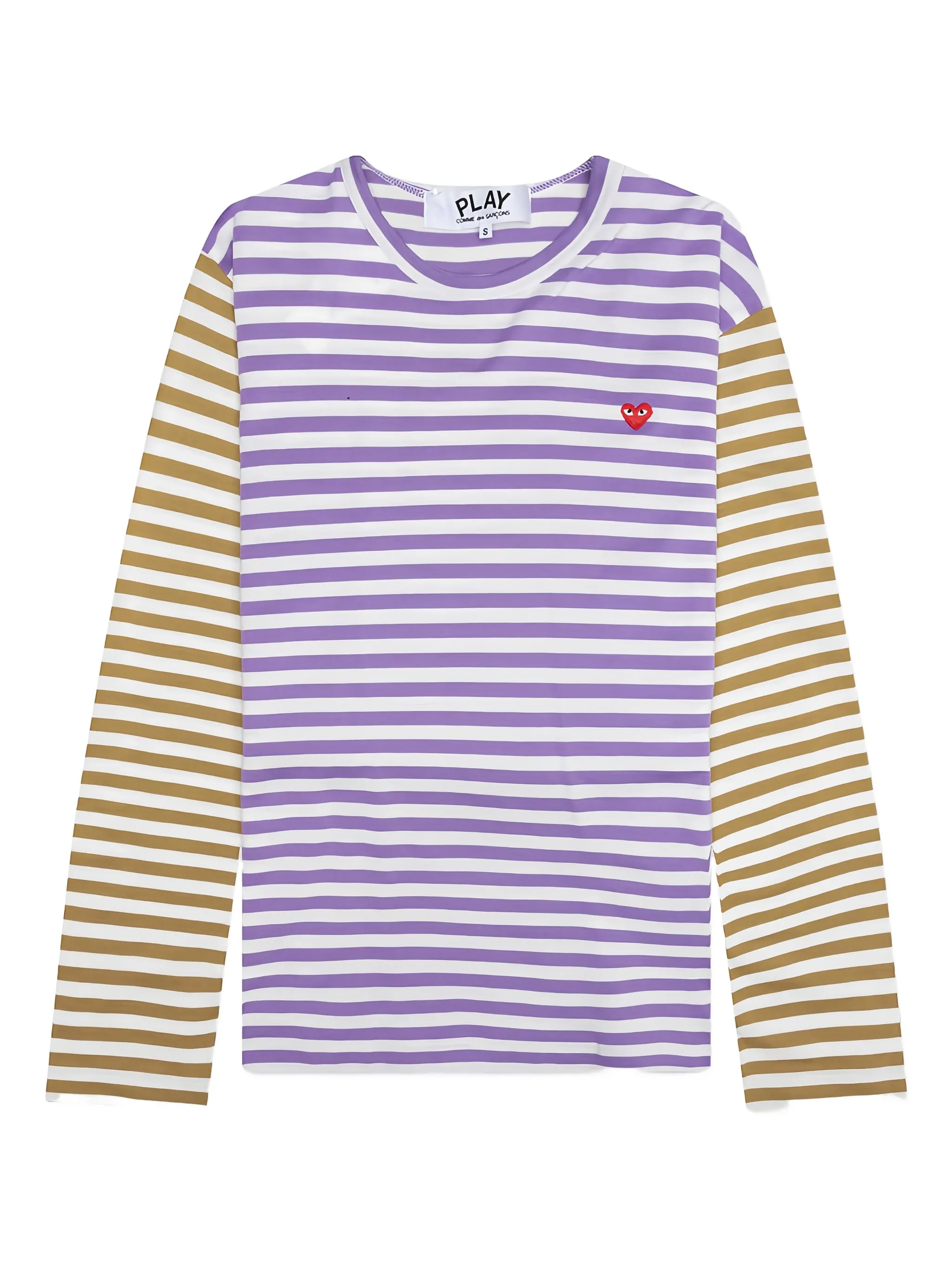 Полосатая футболка с логотипом Comme Des Garçons Play, белый
Полосатая футболка с логотипом Comme Des Garçons Play, белый