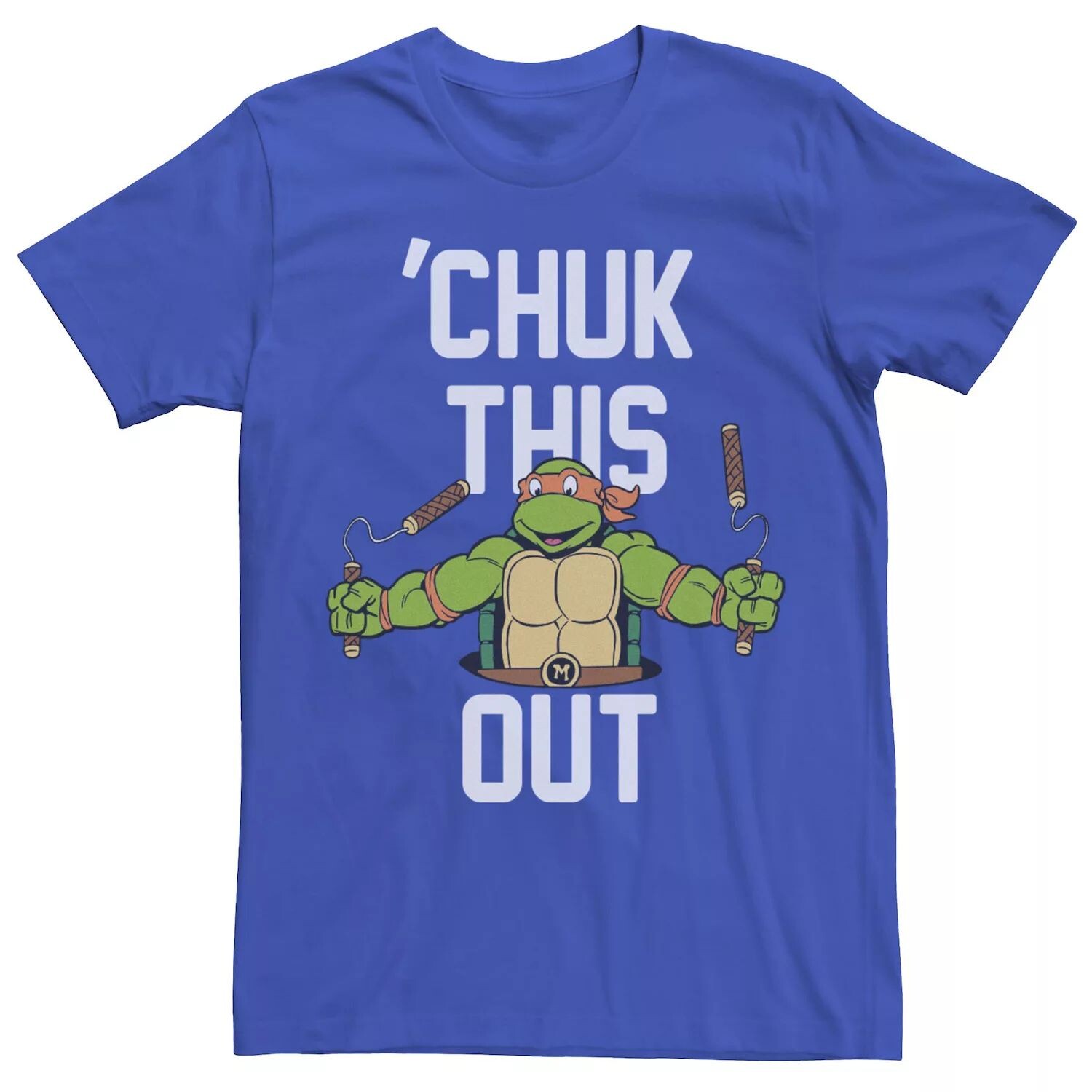 Мужская футболка Ninja Turtles 'Chuk This Out Michelangelo с короткими рукавами Licensed Character
Мужская футболка Ninja Turtles 'Chuk This Out Michelangelo с короткими рукавами Licensed Character