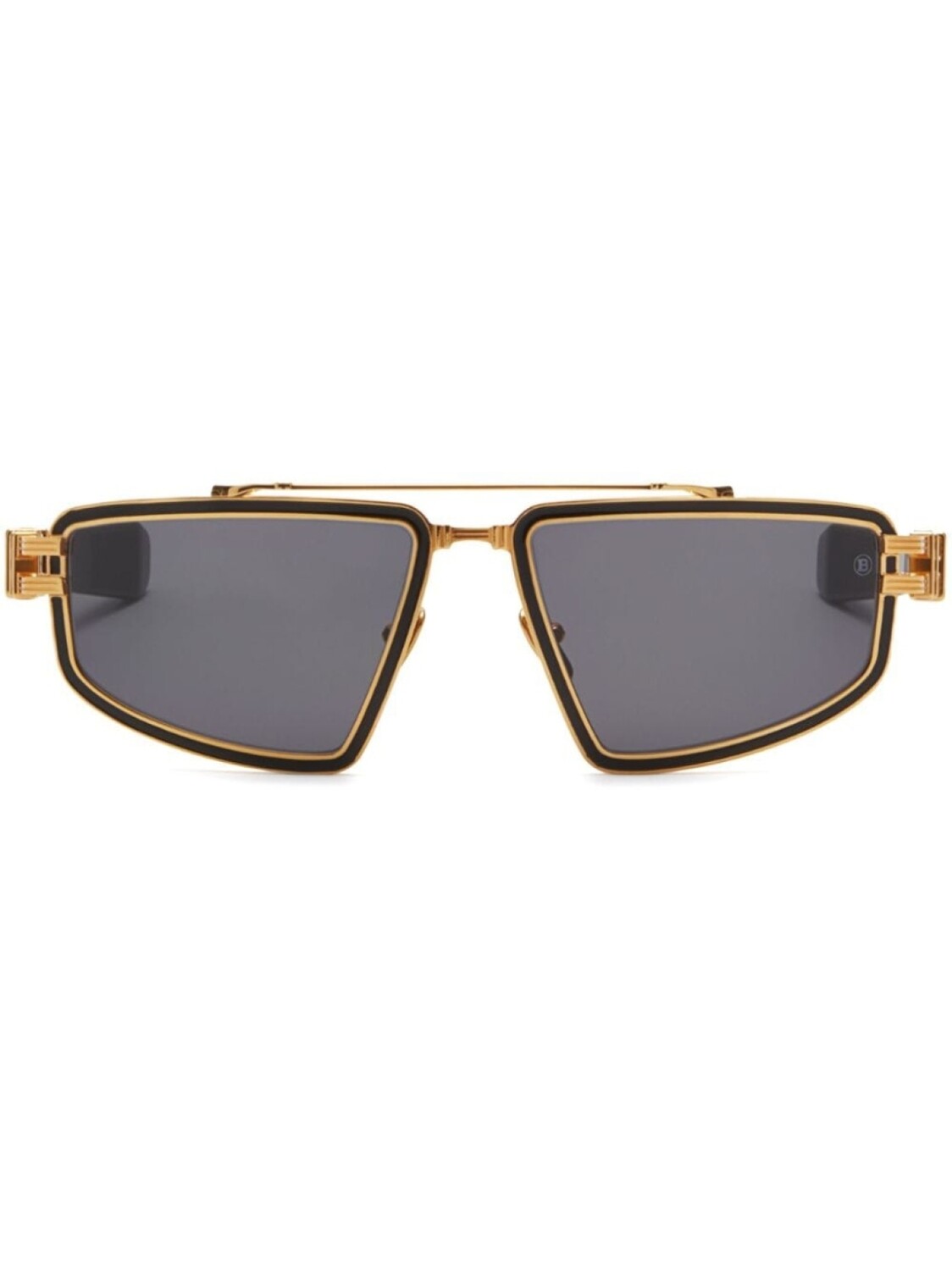 Balmain Eyewear солнцезащитные очки-пилоты Titan с затемненными линзами, черный
Balmain Eyewear солнцезащитные очки-пилоты Titan с затемненными линзами, черный