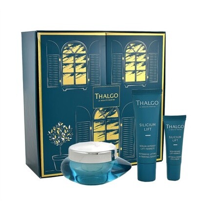 Кремний лифтинг и укрепляющий крем 50 мл с сывороткой и кремом для глаз, Thalgo 
Кремний лифтинг и укрепляющий крем 50 мл с сывороткой и кремом для глаз, Thalgo