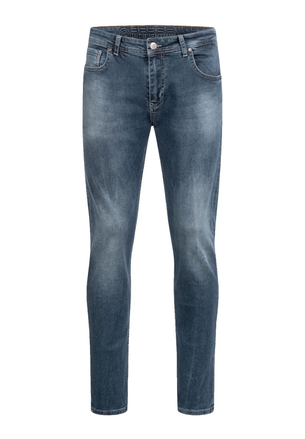 Джинсы приталенного кроя синие INDUMENTUM, синий
Джинсы приталенного кроя синие INDUMENTUM, синий