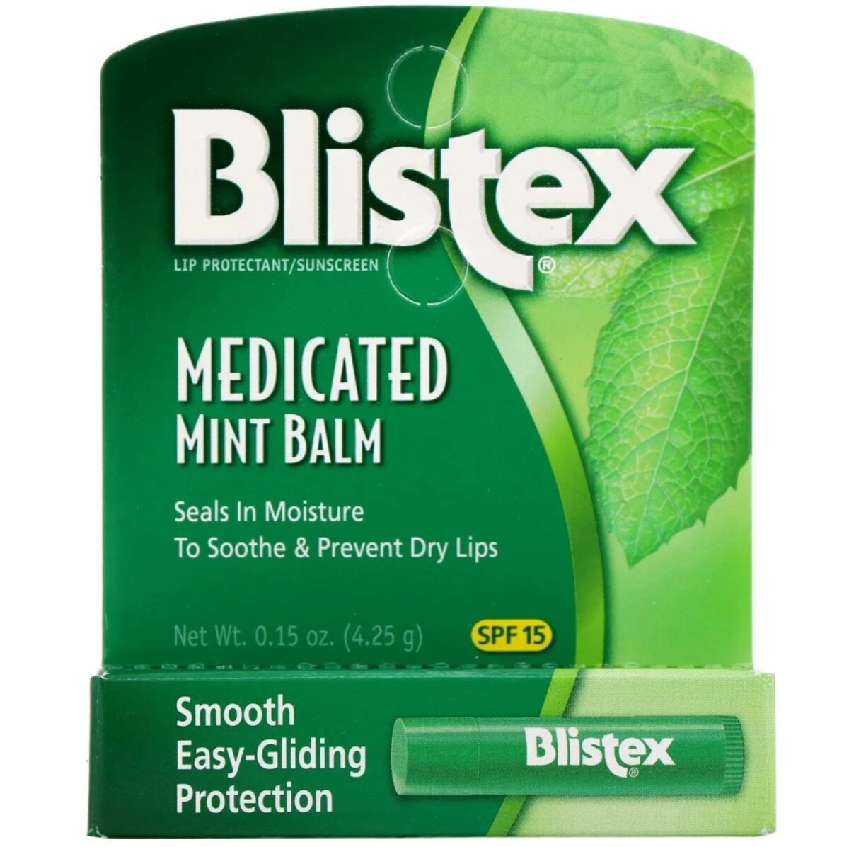 Blistex, Лечебный бальзам для потрескавшихся губ Medicated Mint, 4,25 г
Blistex, Лечебный бальзам для потрескавшихся губ Medicated Mint, 4,25 г