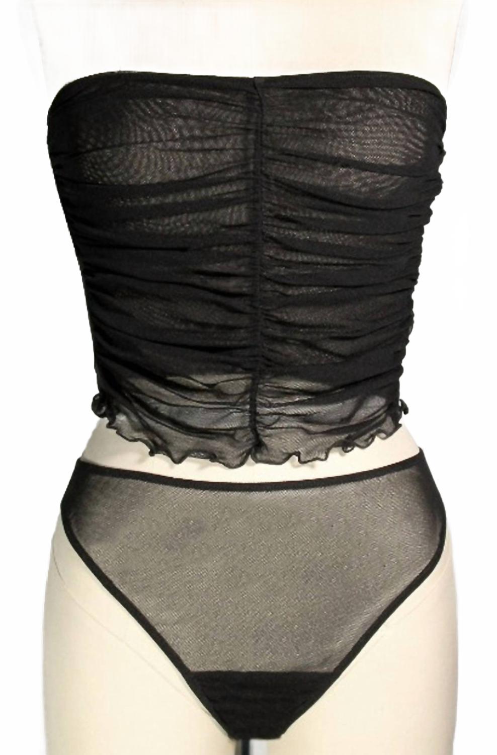 Женские трусики-слипы из тюля с принтом «Стрелка» черного цвета Only Hearts, черный
Женские трусики-слипы из тюля с принтом «Стрелка» черного цвета Only Hearts, черный