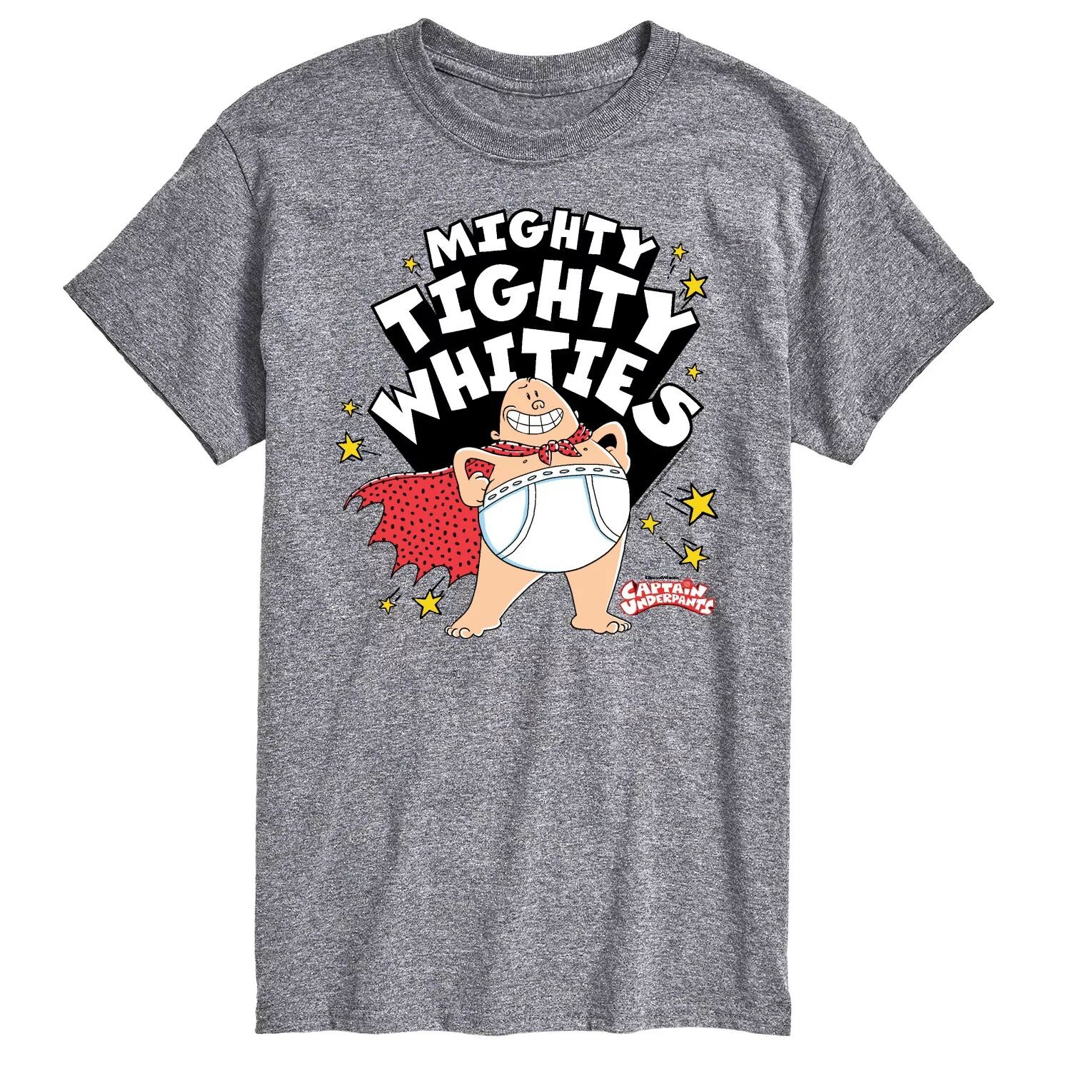 Big & Tall Captain Underpants Tighty Whites Футболка с рисунком Licensed Character, серый
Big & Tall Captain Underpants Tighty Whites Футболка с рисунком Licensed Character, серый