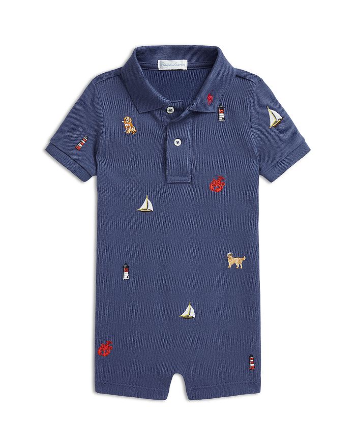 Вышитые шорты-поло из хлопковой сетки для мальчиков - для малышей Ralph Lauren, синий
Вышитые шорты-поло из хлопковой сетки для мальчиков - для малышей Ralph Lauren, синий