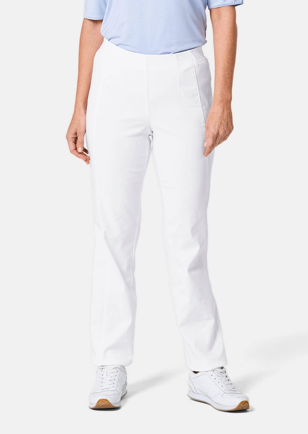 Брюки GOLDNER Super Stretch Louisa, белый 
Брюки GOLDNER Super Stretch Louisa, белый