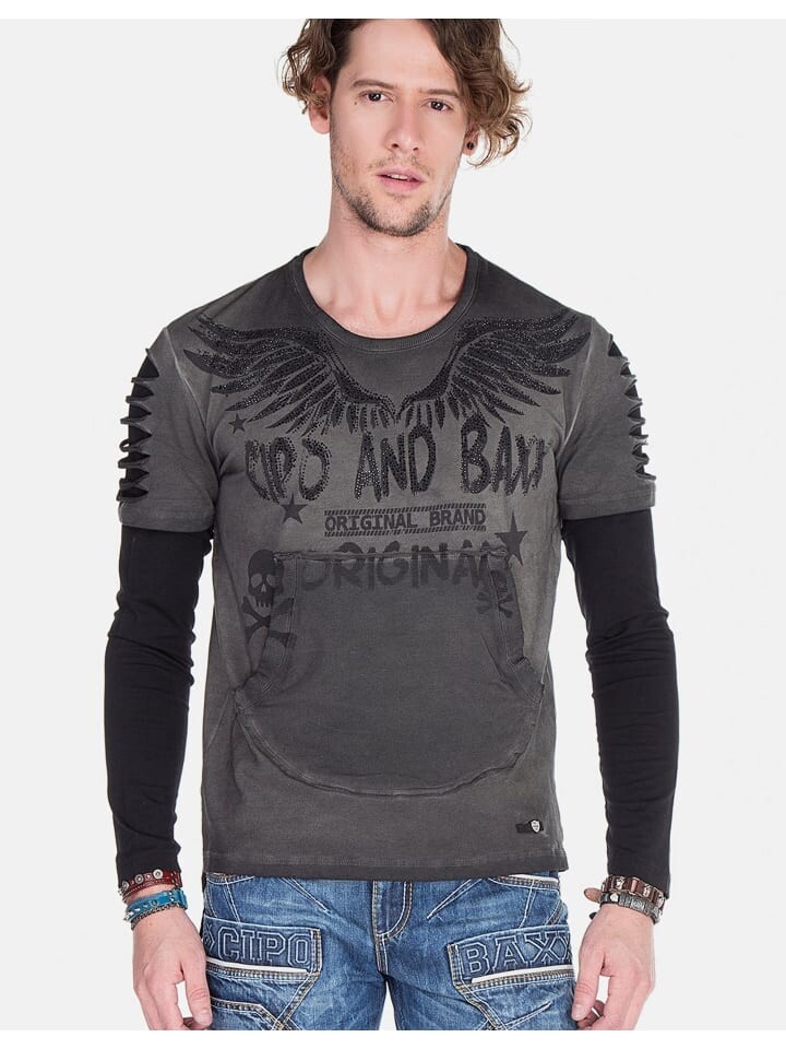 Толстовка Cipo & Baxx Sweatshirts, антрацит
Толстовка Cipo & Baxx Sweatshirts, антрацит