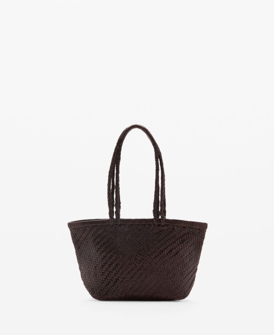 Женская плетеная кожаная сумка через плечо MANGO, Chocolate
Женская плетеная кожаная сумка через плечо MANGO, Chocolate