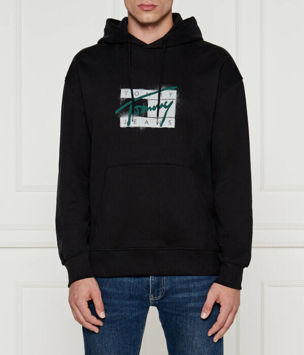 Толстовка мужская Tommy Jeans хлопковая с принтом, черный
Толстовка мужская Tommy Jeans хлопковая с принтом, черный