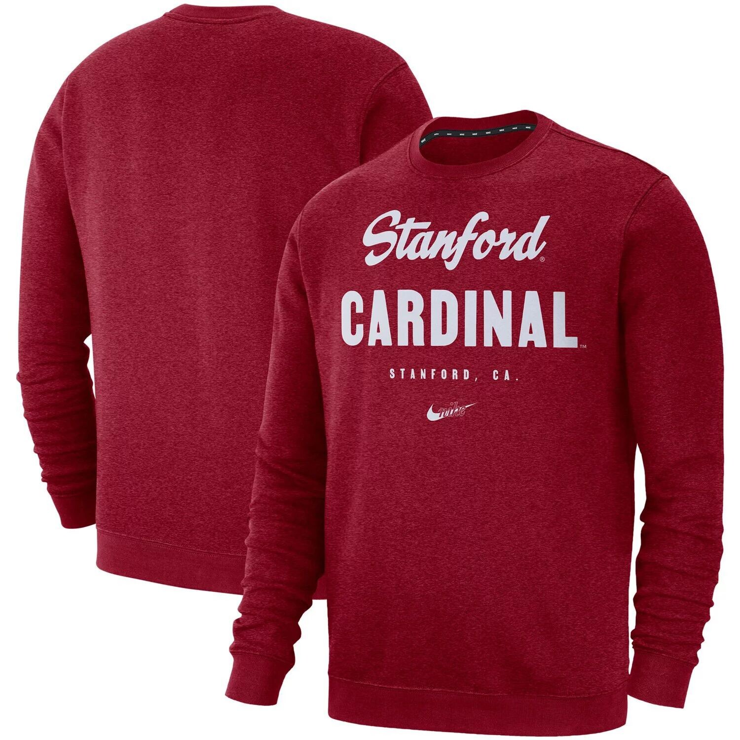 Мужской флисовый пуловер Cardinal Stanford Cardinal Vault Stack Club, толстовка Nike
Мужской флисовый пуловер Cardinal Stanford Cardinal Vault Stack Club, толстовка Nike