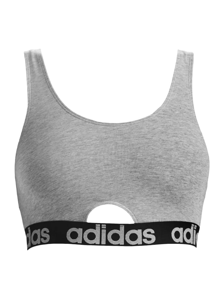 Спортивный бюстгальтер Adidas, серый
Спортивный бюстгальтер Adidas, серый