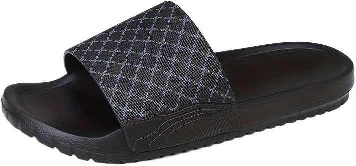 Мужские полосатые тапочки для дома и улицы Fmshi, черный
Мужские полосатые тапочки для дома и улицы Fmshi, черный