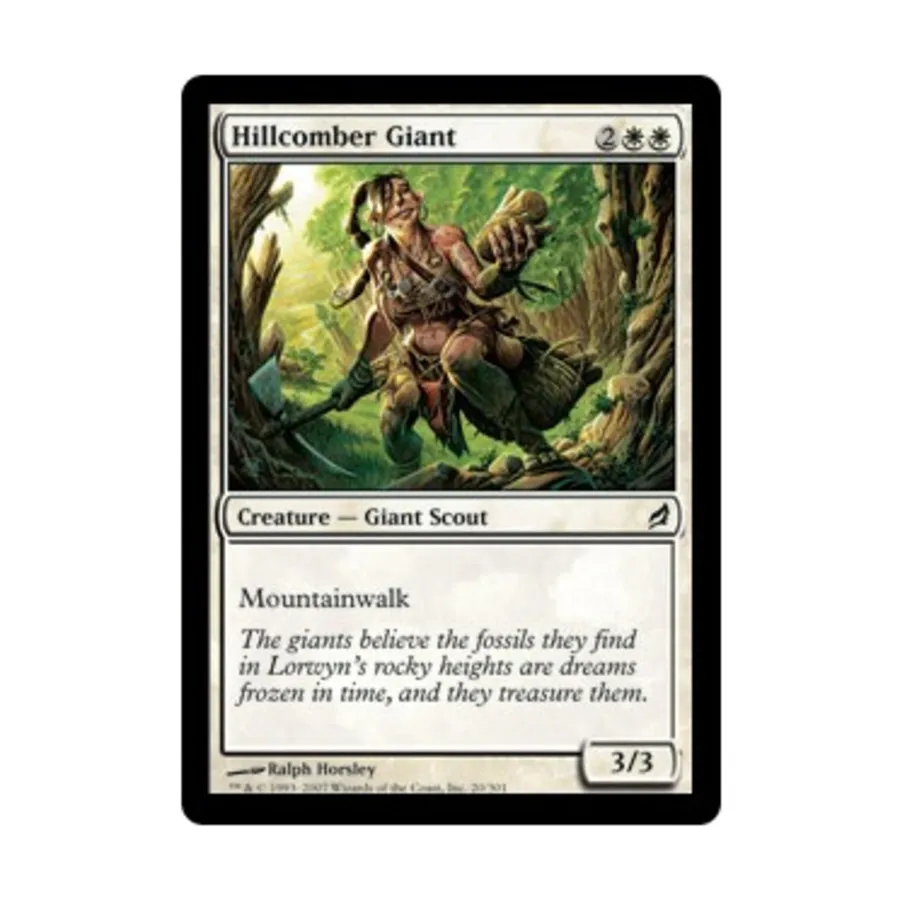 CCG Хиллкомбер Гигант (К), MTG - Lorwyn
CCG Хиллкомбер Гигант (К), MTG - Lorwyn