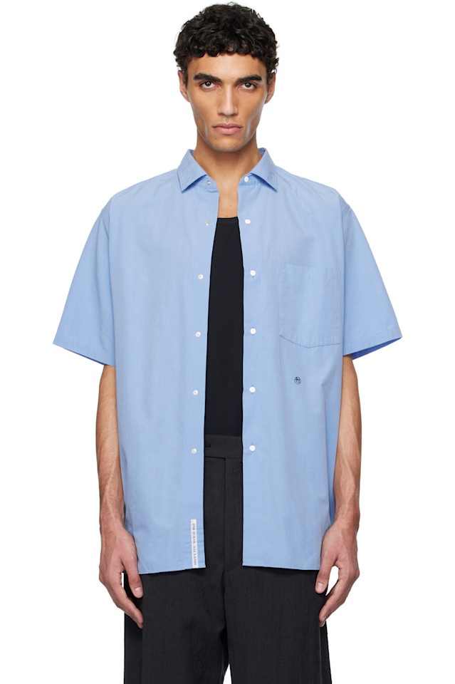 Рубашка с коротким рукавом и классическим воротником Nanamica, цвет sax
Рубашка с коротким рукавом и классическим воротником Nanamica, цвет sax