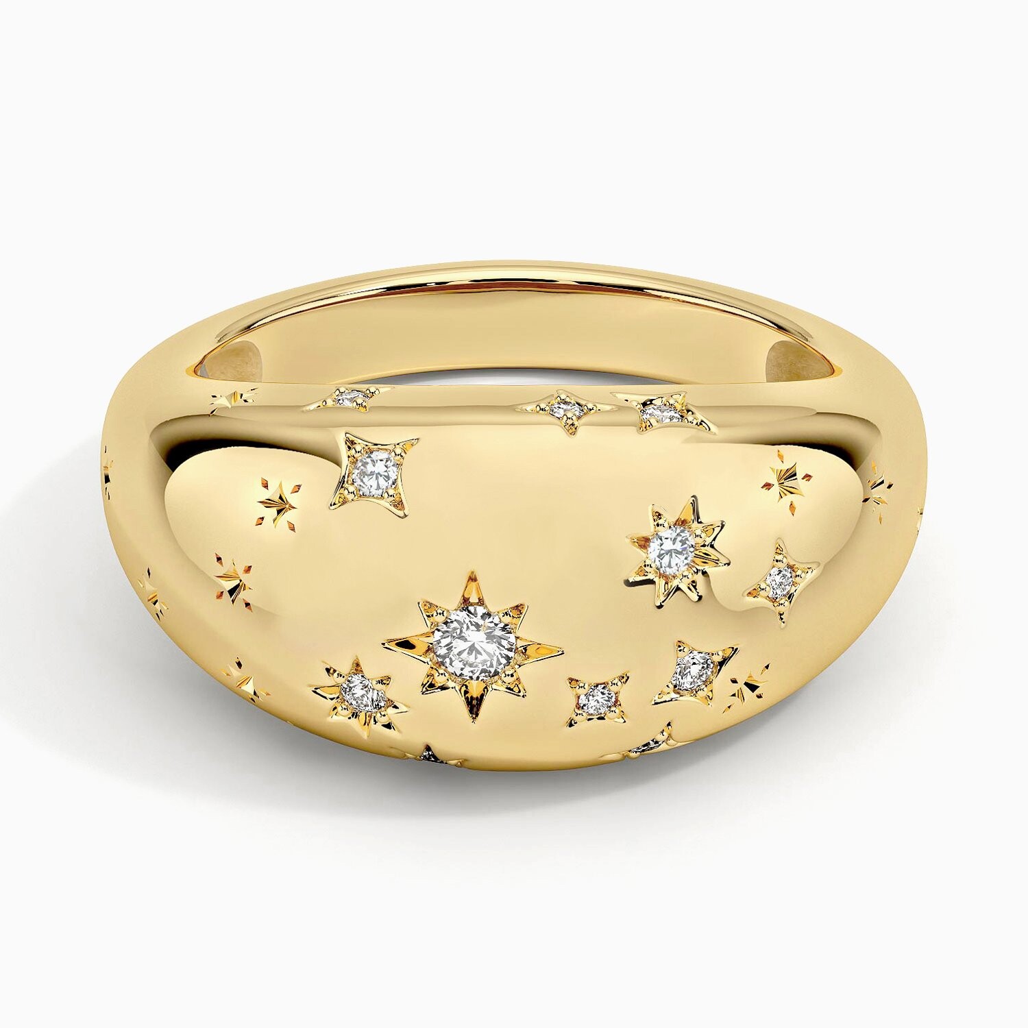 Кольцо с бриллиантовым куполом в виде созвездия Стрельца Brilliant Earth
Кольцо с бриллиантовым куполом в виде созвездия Стрельца Brilliant Earth