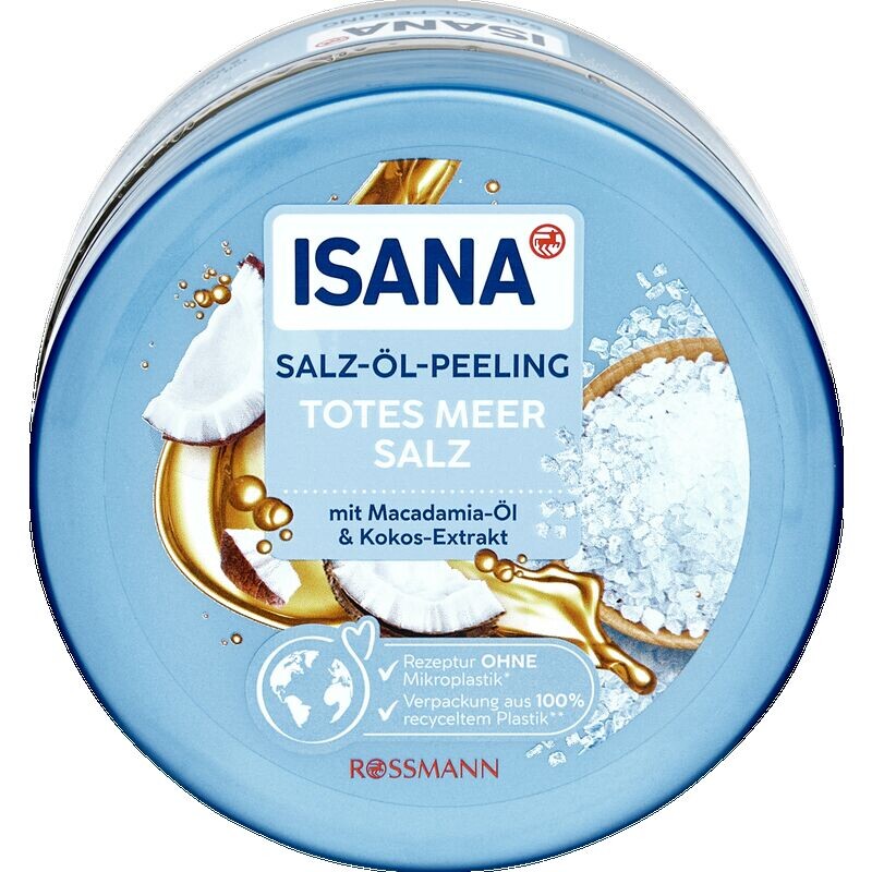 Солевой пилинг солью Мертвого моря ISANA, 300 g
Солевой пилинг солью Мертвого моря ISANA, 300 g