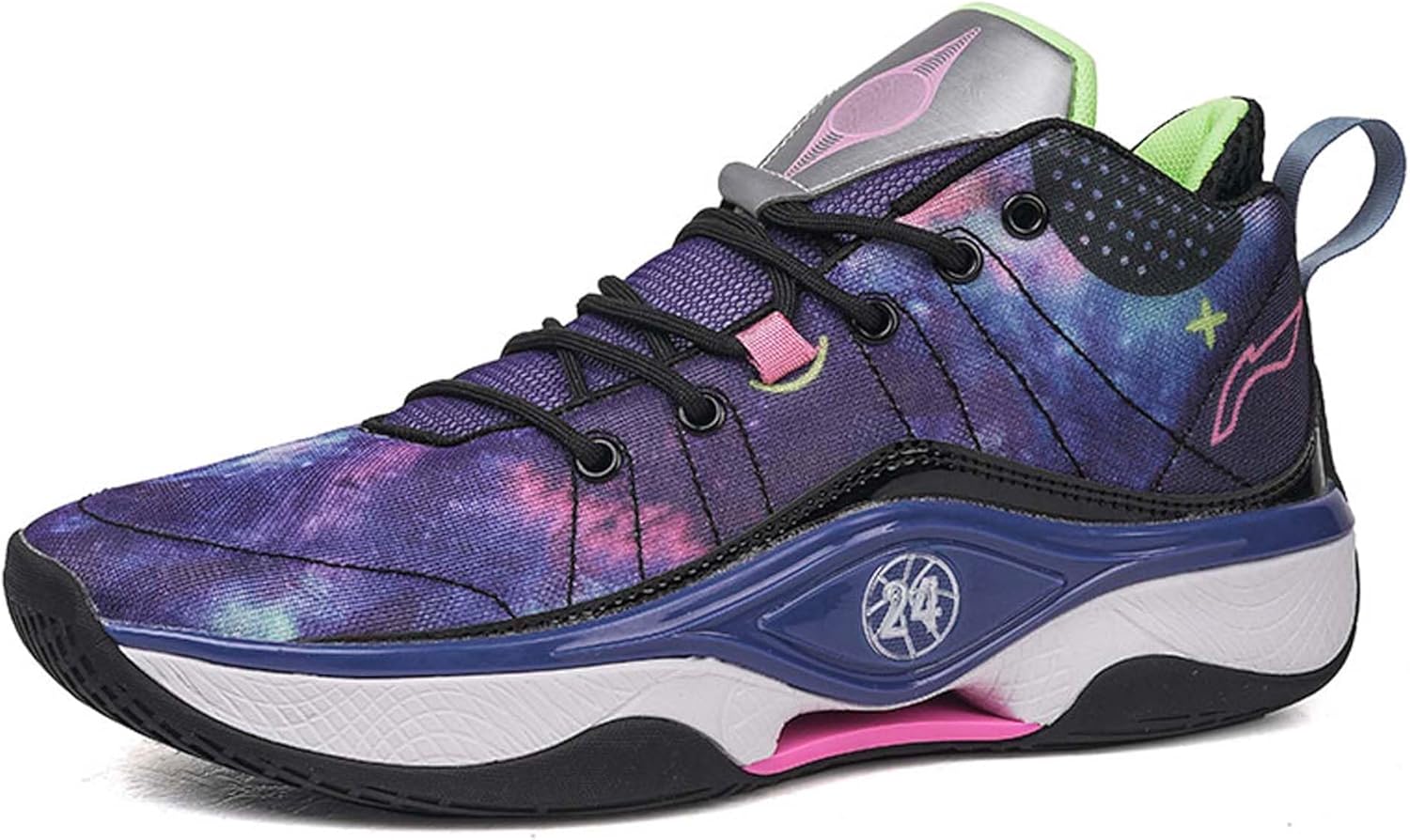 Мужские баскетбольные кроссовки, дышащие мужские высокие кроссовки для баскетбола с поддержкой свода стопы, модный дизайн «Звездное небо», кроссовки для баскетбола, для занятий в помещении и на улице Vtiao, фиолетовый
Мужские баскетбольные кроссовки, дышащие мужские высокие кроссовки для баскетбола с поддержкой свода стопы, модный дизайн «Звездное небо», кроссовки для баскетбола, для занятий в помещении и на улице Vtiao, фиолетовый