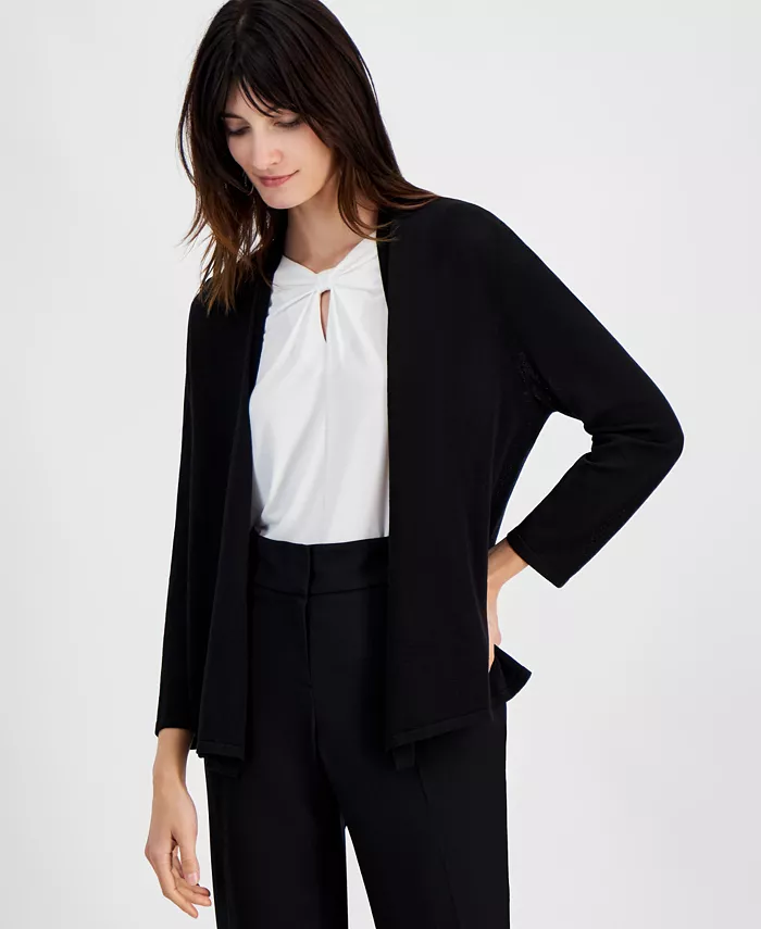 Женский кардиган с длинными рукавами, Regular & Petite Kasper, черный
Женский кардиган с длинными рукавами, Regular & Petite Kasper, черный