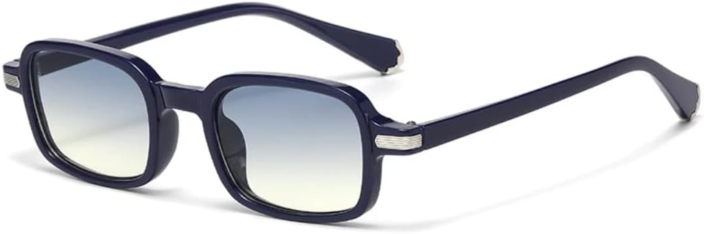 Женские солнцезащитные очки в стиле ретро, прямоугольные, модные, с прозрачными градиентными линзами, защита от УФ-излучения UV400; мужские модные очки с заклепками HHZZYVY, Blue Blue Yellow
Женские солнцезащитные очки в стиле ретро, прямоугольные, модные, с прозрачными градиентными линзами, защита от УФ-излучения UV400; мужские модные очки с заклепками HHZZYVY, Blue Blue Yellow