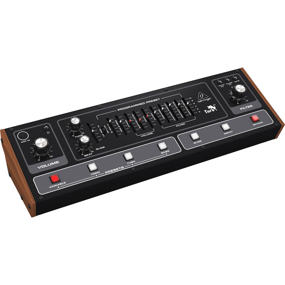 Синтезатор Behringer TORO Classic Analog Bass Synthesizer Module TORO
Синтезатор Behringer TORO Classic Analog Bass Synthesizer Module TORO