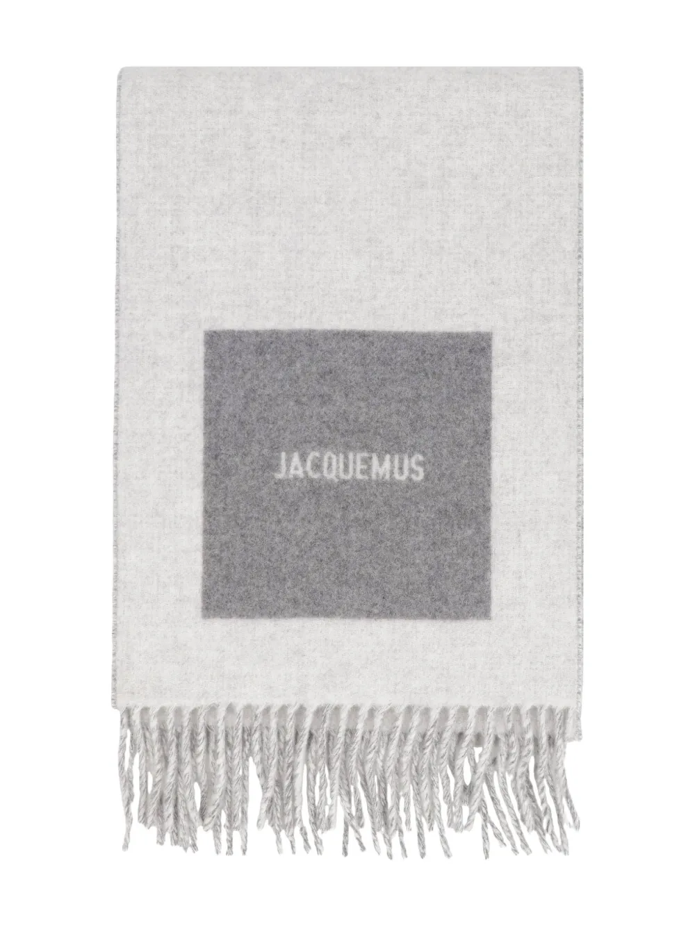 Шарф с бахромой JACQUEMUS, серый
Шарф с бахромой JACQUEMUS, серый