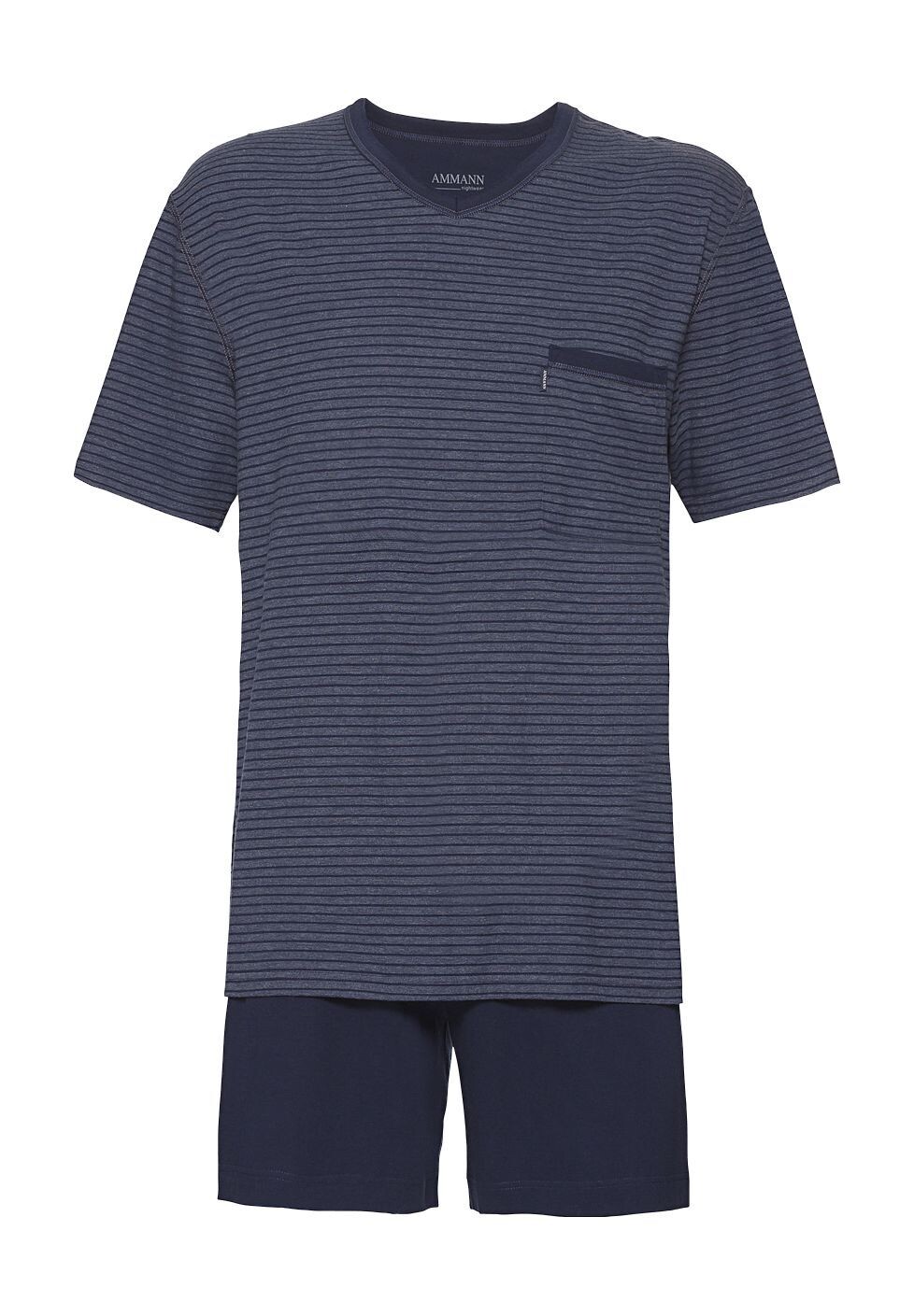 Мужская полосатая пижама AMMANN, синий
Мужская полосатая пижама AMMANN, синий