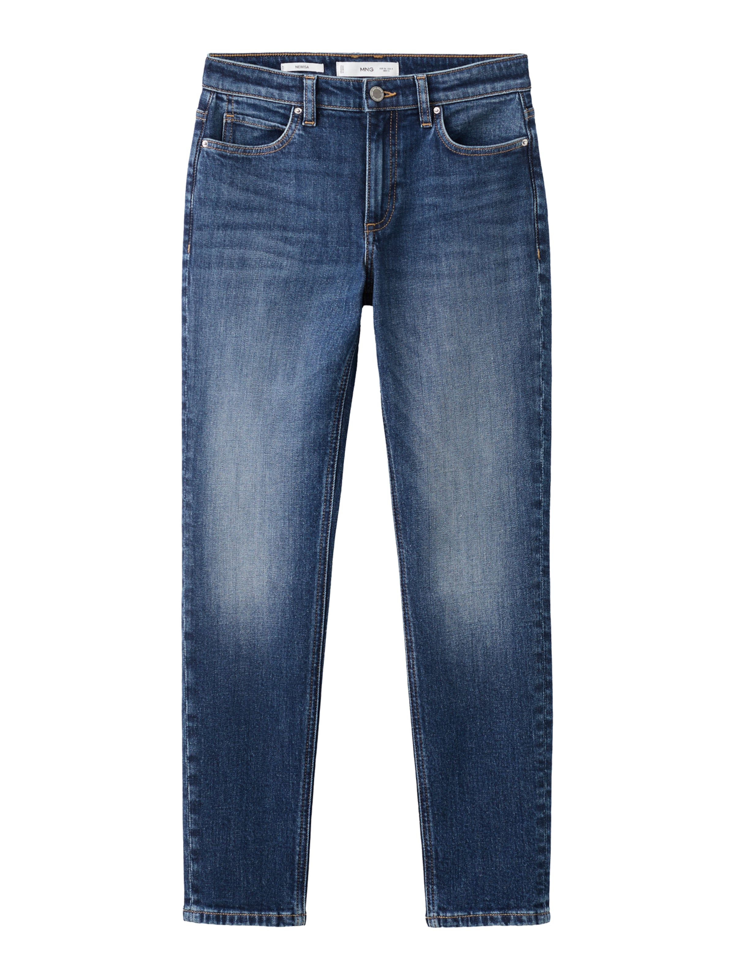 MANGO Джинсы 'NEWISA' синего денима, slim fit
MANGO Джинсы 'NEWISA' синего денима, slim fit