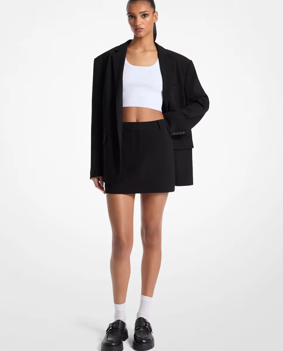 Мини-юбка из фактурного крепа Michael Michael Kors, чёрный
Мини-юбка из фактурного крепа Michael Michael Kors, чёрный