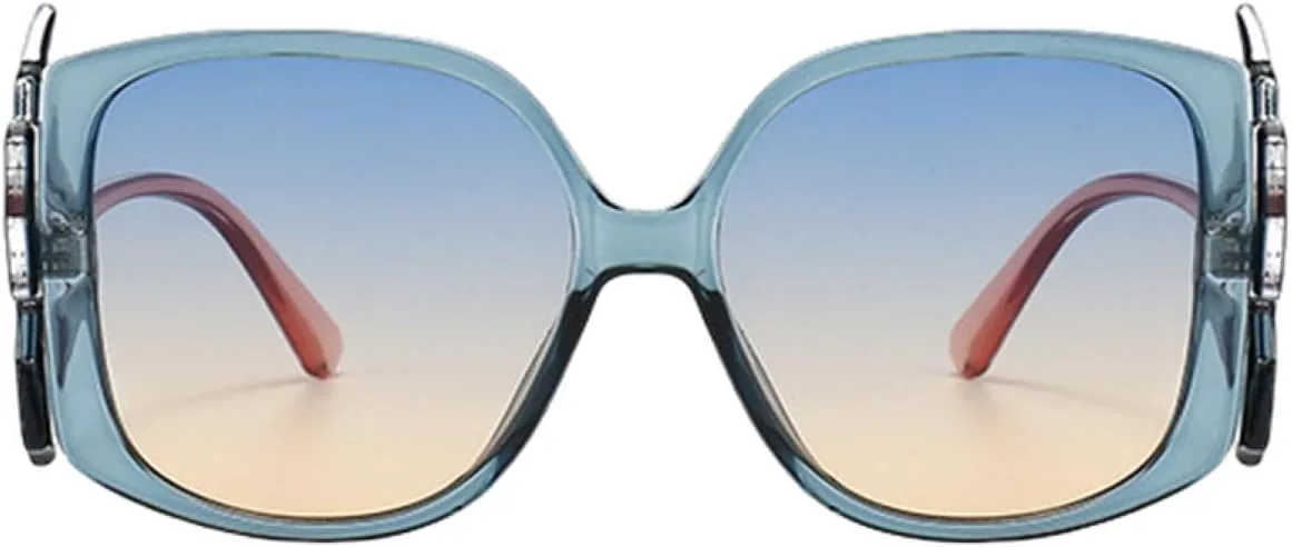 Модные цветные солнцезащитные очки для женщин в стиле ретро с уникальным дизайном дужек, градиентная защита от УФ-излучения UV400 для мужчин HHZZYVY, Purple Pattern
Модные цветные солнцезащитные очки для женщин в стиле ретро с уникальным дизайном дужек, градиентная защита от УФ-излучения UV400 для мужчин HHZZYVY, Purple Pattern