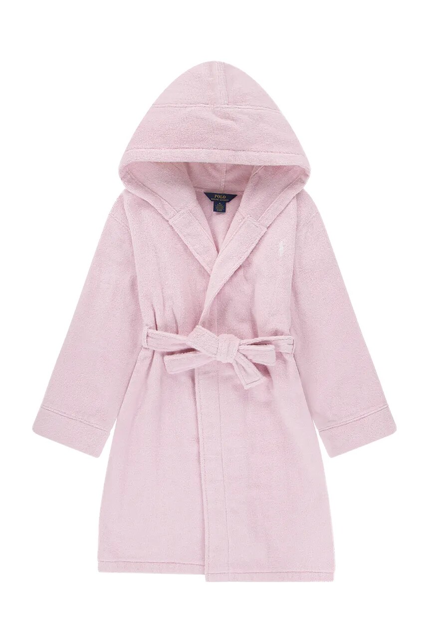 Детский хлопковый халат Polo Ralph Lauren, розовый
Детский хлопковый халат Polo Ralph Lauren, розовый