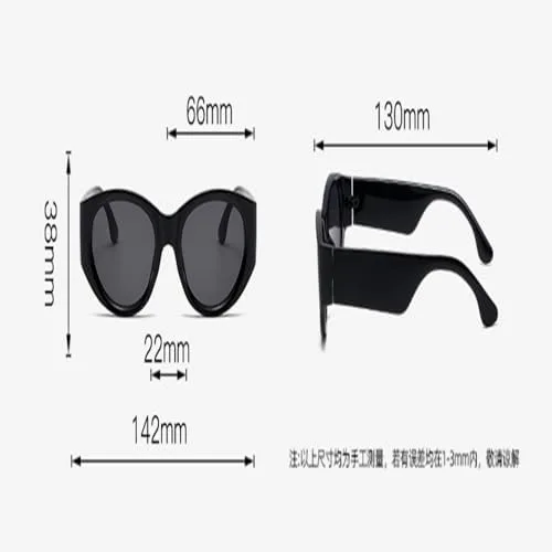 Винтажные солнцезащитные очки для женщин, модные конфетные цвета, защита от УФ-излучения UV400, женские панк-очки в толстой оправе, мужские очки MTZJH, Black-black
Винтажные солнцезащитные очки для женщин, модные конфетные цвета, защита от УФ-излучения UV400, женские панк-очки в толстой оправе, мужские очки MTZJH, Black-black