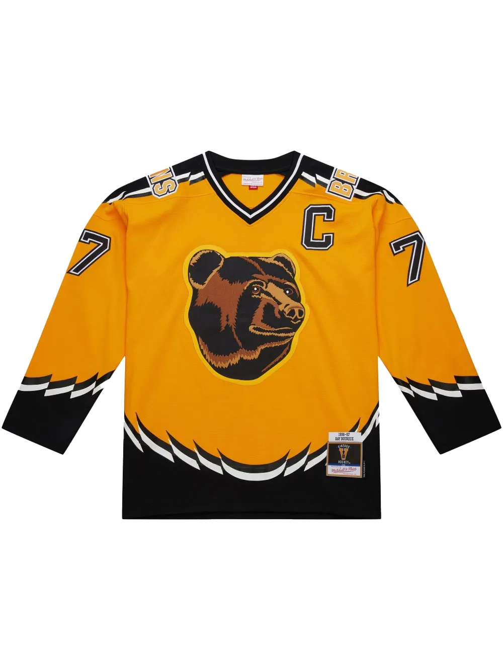 Топ Boston Bruins 1996/97 Ray Bourque Mitchell & Ness, желтый
Топ Boston Bruins 1996/97 Ray Bourque Mitchell & Ness, желтый