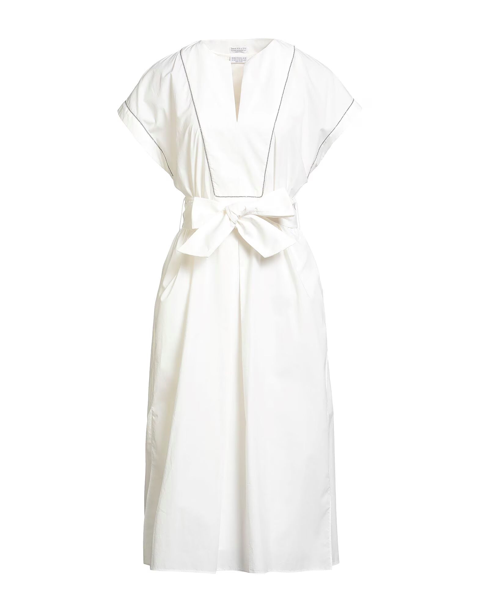 Платье миди Brunello Cucinelli, белый
Платье миди Brunello Cucinelli, белый