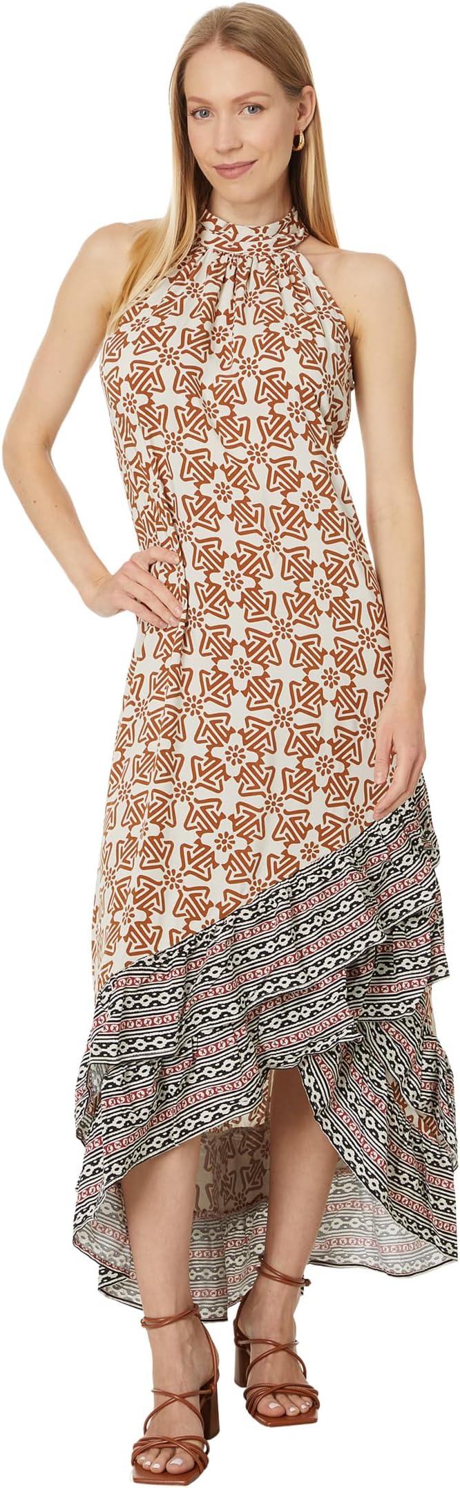 Платье Vince Camuto Halter Neck Sleeveless Maxi Dress With Asymmetrcal Ruffle, цвет Rainy Day
Платье Vince Camuto Halter Neck Sleeveless Maxi Dress With Asymmetrcal Ruffle, цвет Rainy Day