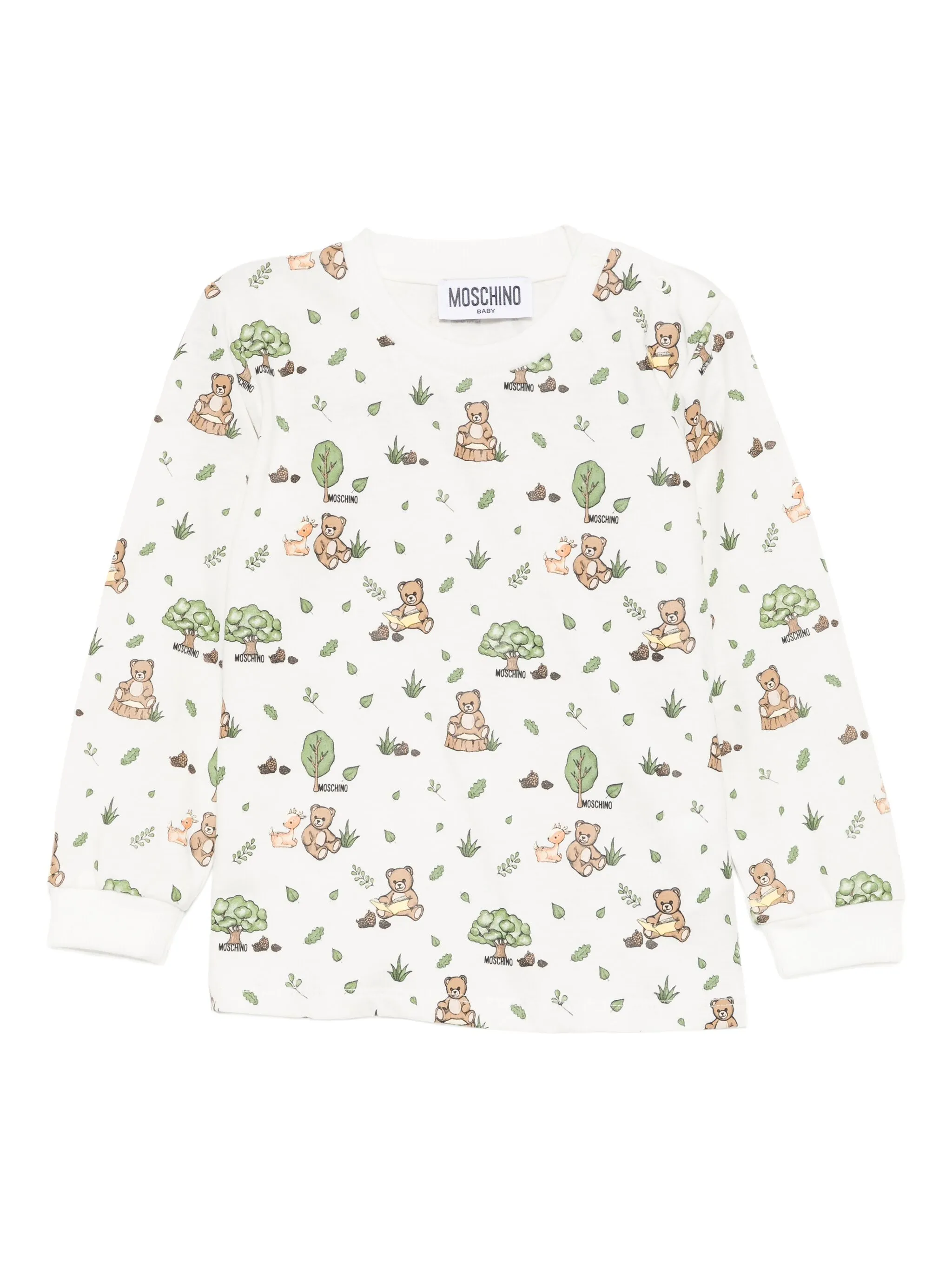 Футболка с графичным принтом Moschino Kids, белый
Футболка с графичным принтом Moschino Kids, белый