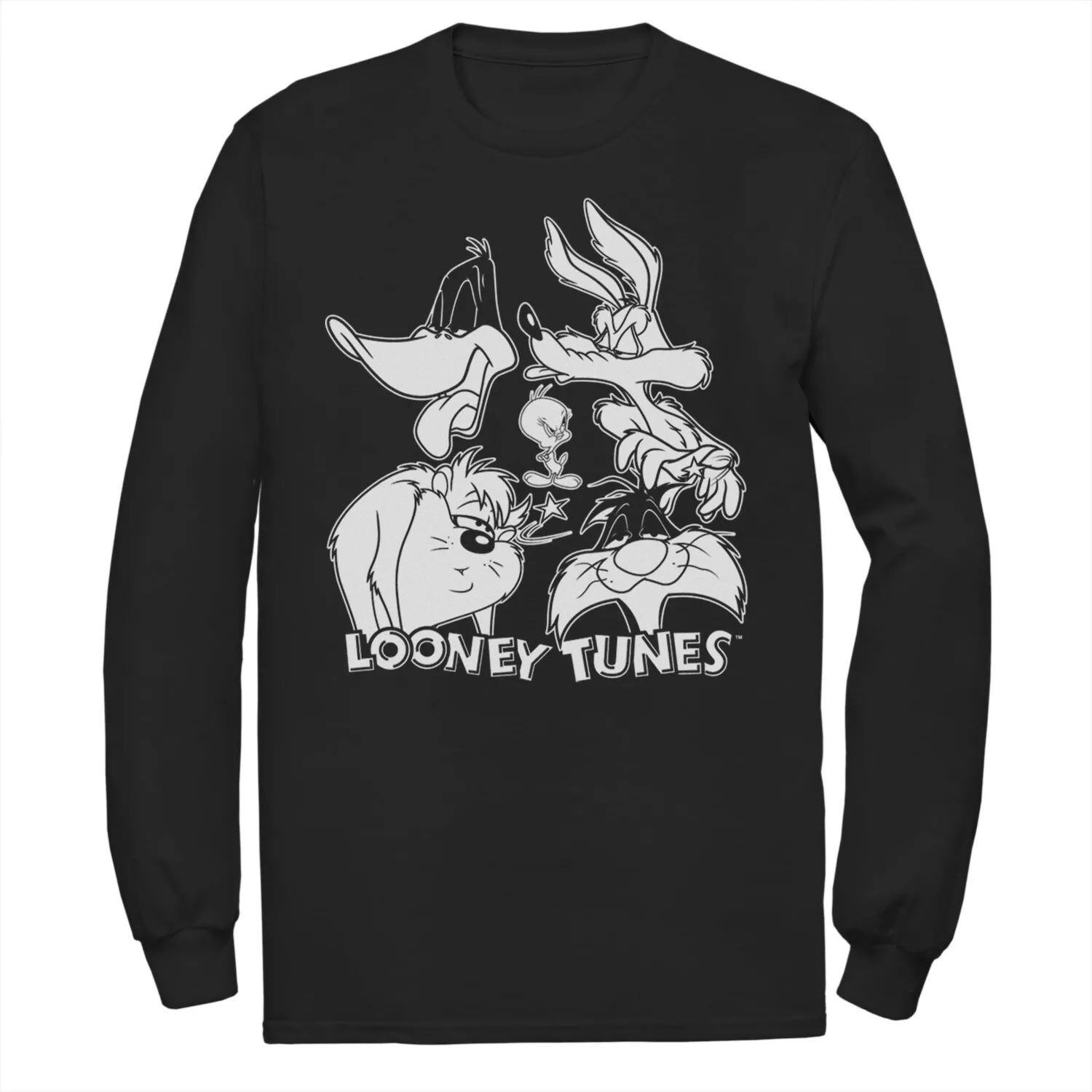 Мужская черно-белая футболка с лицами персонажей Looney Tunes Licensed Character, Черный, Мужская черно-белая футболка с лицами персонажей Looney Tunes Licensed Character
Мужская черно-белая футболка с лицами персонажей Looney Tunes Licensed Character, Черный, Мужская черно-белая футболка с лицами персонажей Looney Tunes Licensed Character