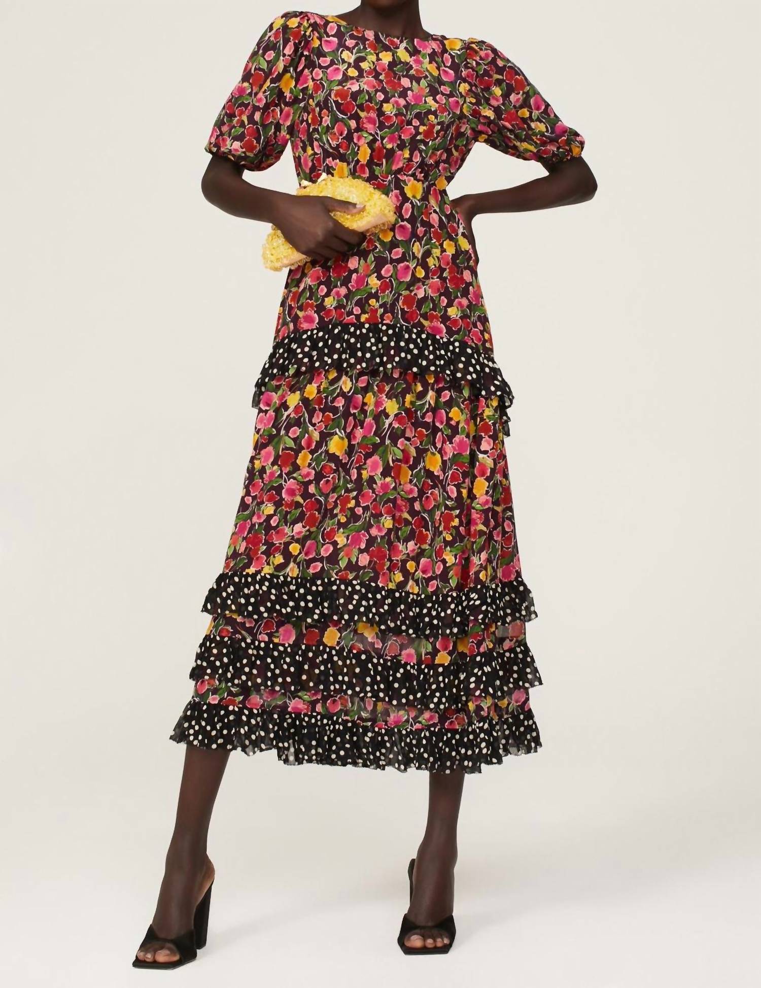 Платье миди Shireen в бордовом цвете Rixo
Платье миди Shireen в бордовом цвете Rixo