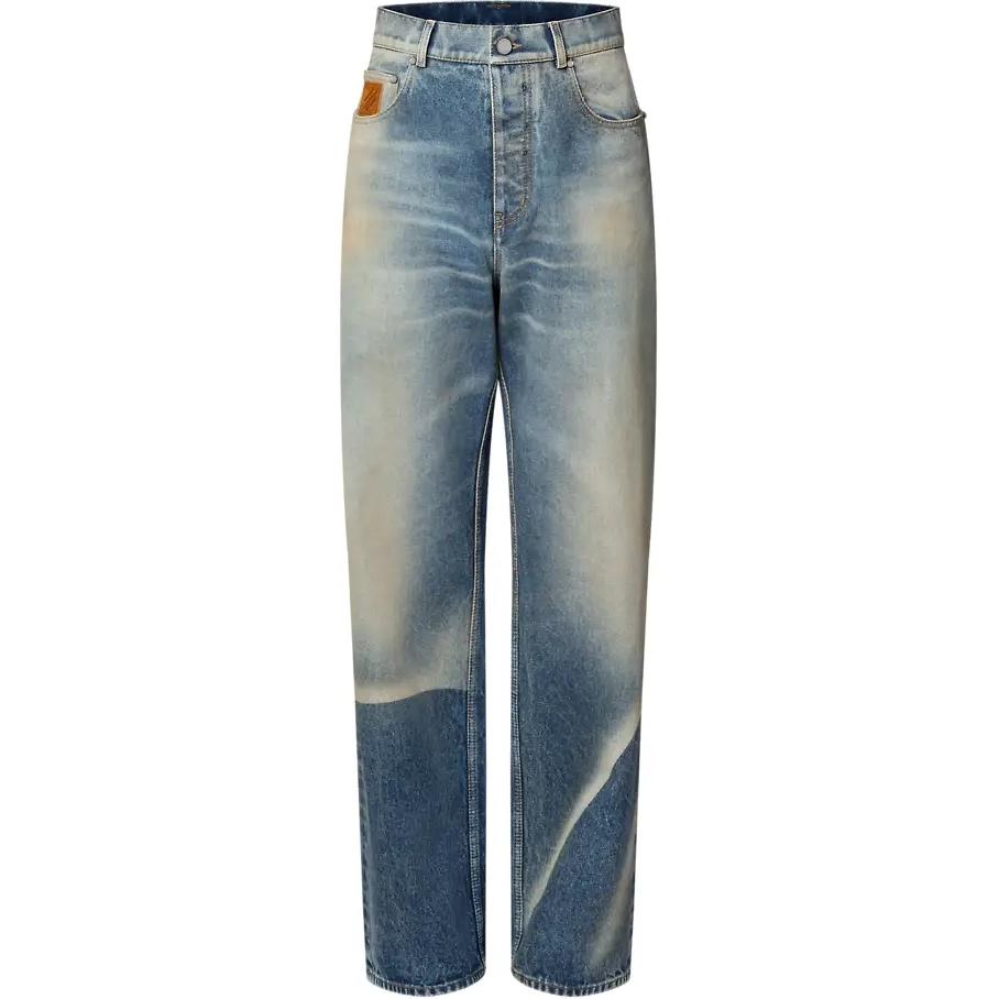 Джинсовые штаны для скейтбординга с эффектом выцветания LOUIS VUITTON, синий
Джинсовые штаны для скейтбординга с эффектом выцветания LOUIS VUITTON, синий