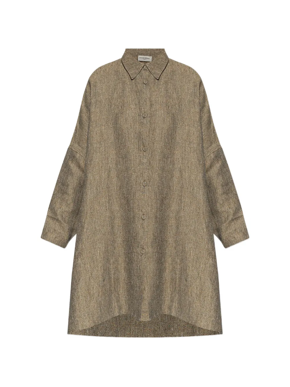 Льняная рубашка на пуговицах Officine Generale, бежевый
Льняная рубашка на пуговицах Officine Generale, бежевый