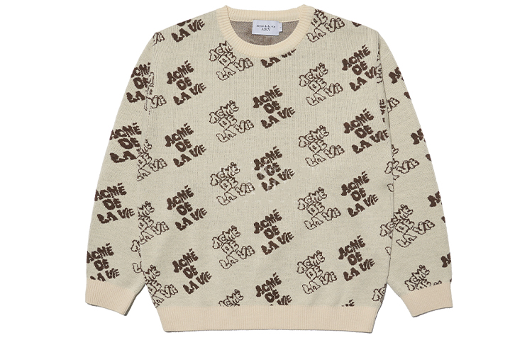 Acme De La Vie ADLV FW21 вязаный свитер унисекс бежевый
Acme De La Vie ADLV FW21 вязаный свитер унисекс бежевый