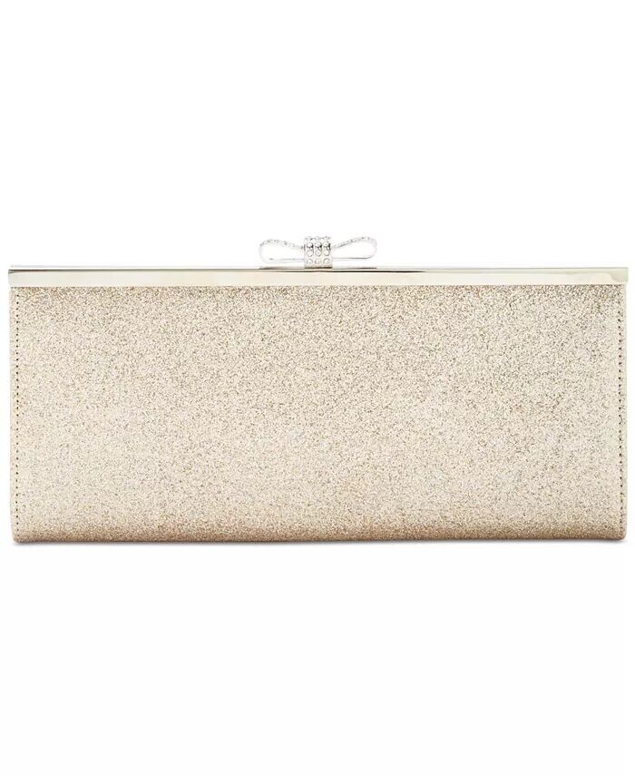 Блестящий клатч Carolyn I.N.C. International Concepts, серебряный 
Блестящий клатч Carolyn I.N.C. International Concepts, серебряный