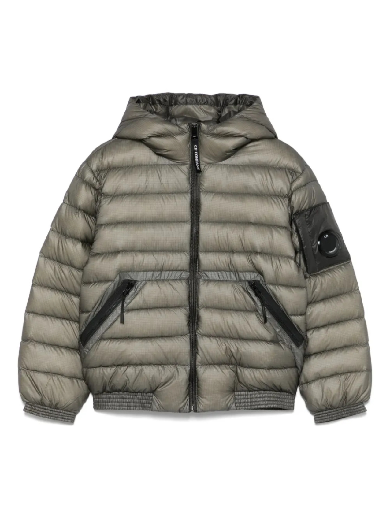 Куртка с декором Lens C.P. Company Kids, серый 
Куртка с декором Lens C.P. Company Kids, серый