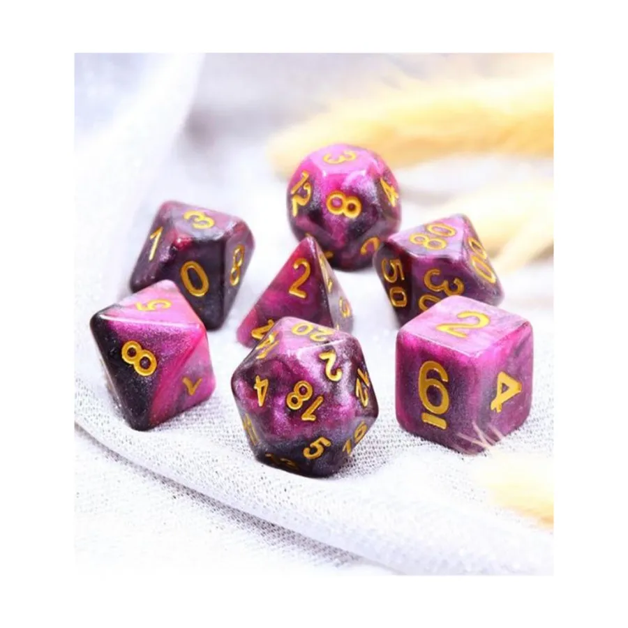 Полисет — Скорпион с золотом (7), Dice Sets - Resin/Acrylic - Rainbow & Multi-Colored (Foam Brain Games)
Полисет — Скорпион с золотом (7), Dice Sets - Resin/Acrylic - Rainbow & Multi-Colored (Foam Brain Games)