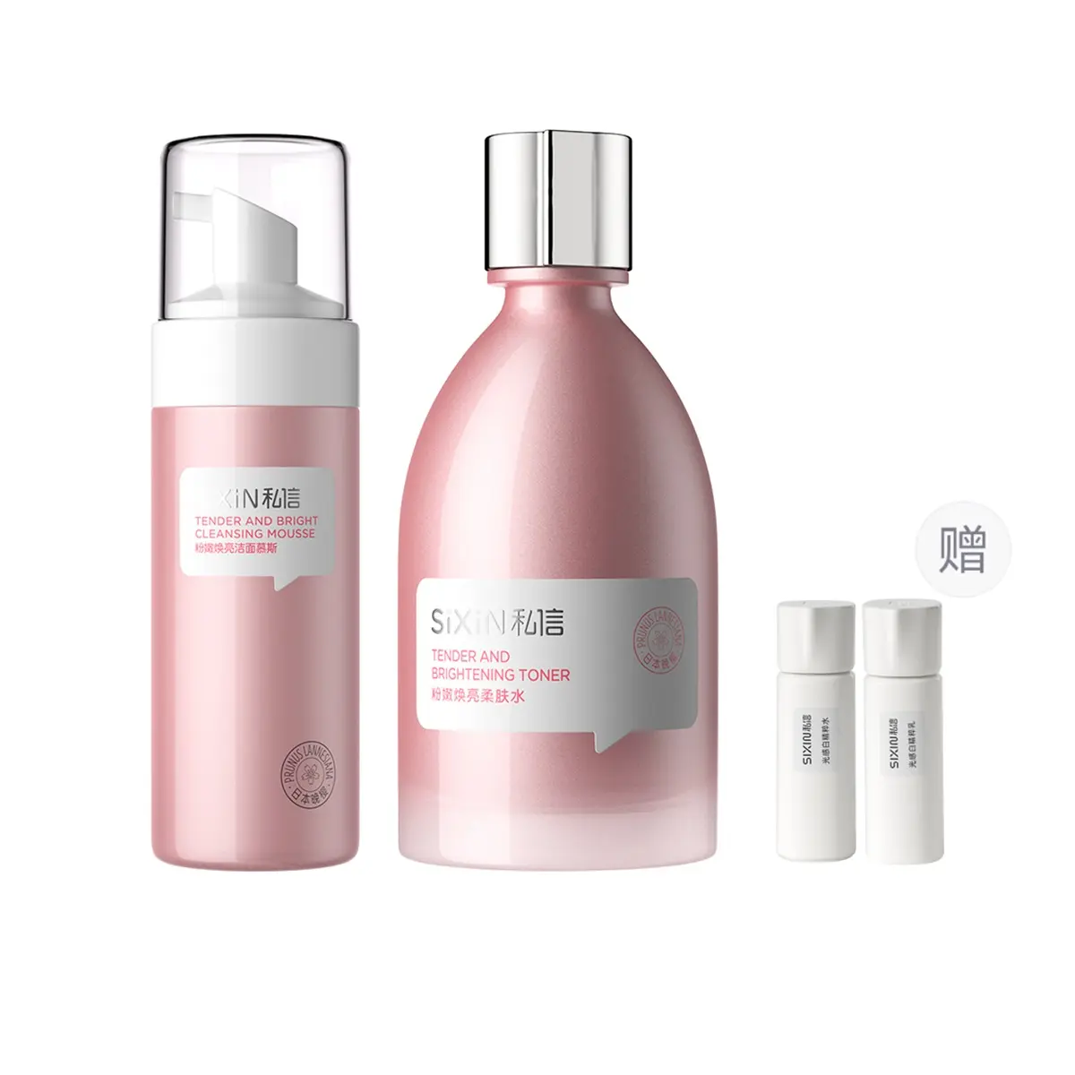 SIXIN Radiant Evening Cherry Blossom Pink Crystal эмульсия для увлажнения и питания 200мл+120мл
SIXIN Radiant Evening Cherry Blossom Pink Crystal эмульсия для увлажнения и питания 200мл+120мл