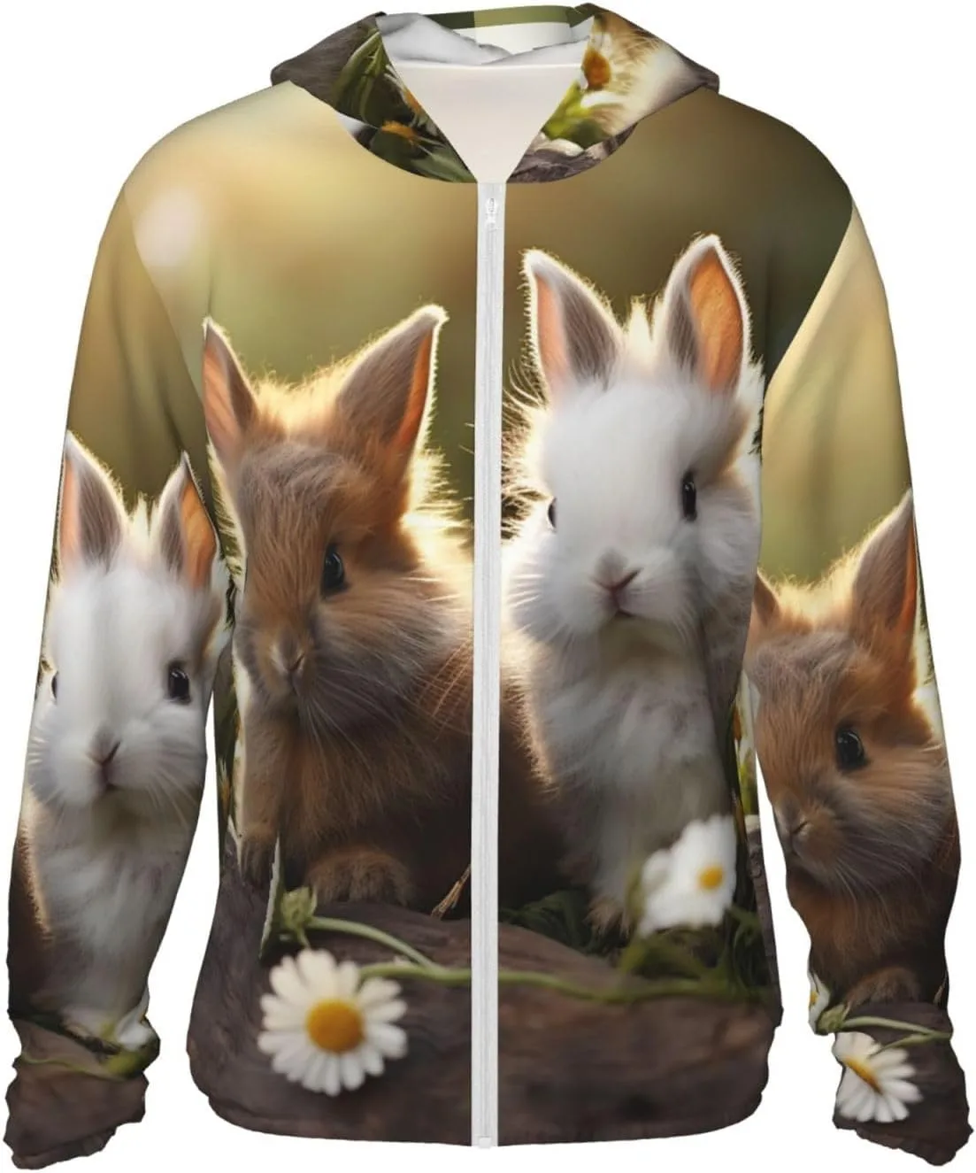 Cute Rabbits Sun Protection Hoodie Jacket Full Zip UPF 50+ с длинным рукавом и карманом HJBNW
Cute Rabbits Sun Protection Hoodie Jacket Full Zip UPF 50+ с длинным рукавом и карманом HJBNW