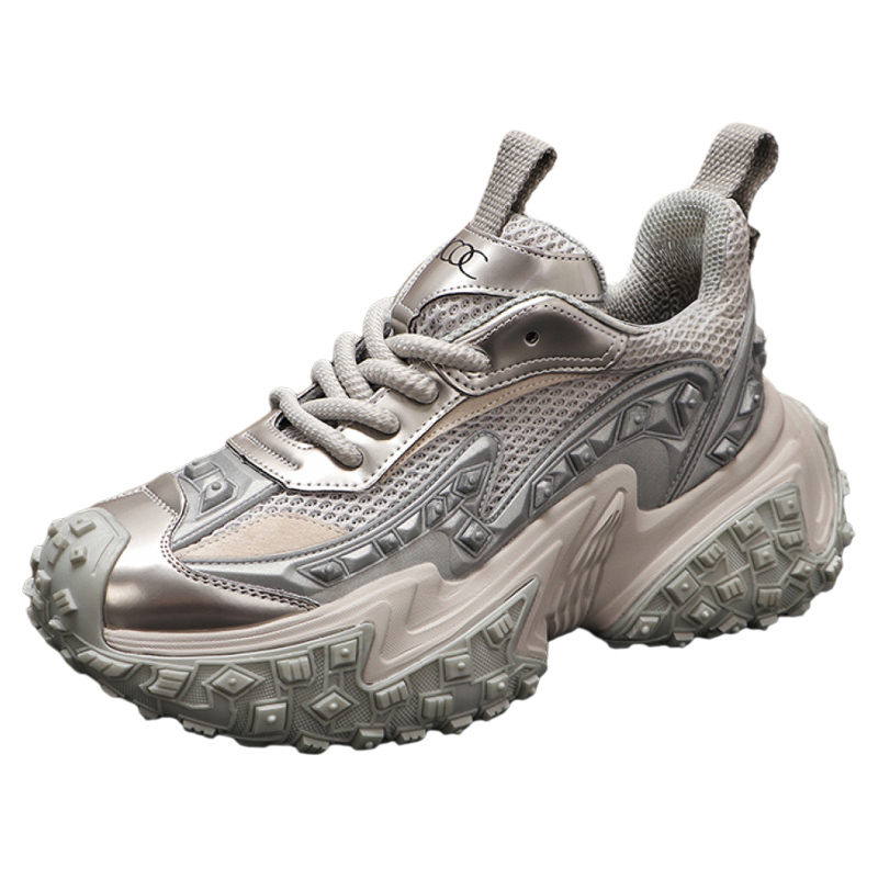 ZUOSAISI Серебристо-серые мужские массивные низкие кроссовки с износостойкой дышащей влагоотводящей поддерживающей легкой тканью, цвет Silver Gray
ZUOSAISI Серебристо-серые мужские массивные низкие кроссовки с износостойкой дышащей влагоотводящей поддерживающей легкой тканью, цвет Silver Gray