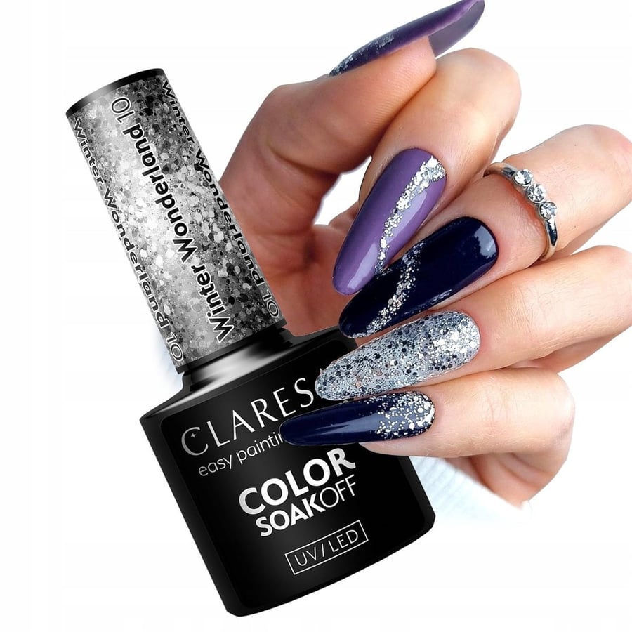 Лак для ногтей Claresa Hybrid Glitter Silver, оттенок Winter Wonderland 10 Puderek
Лак для ногтей Claresa Hybrid Glitter Silver, оттенок Winter Wonderland 10 Puderek